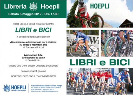 Il 5 maggio alla libreria Hoepli a parlare di biciclette e preparazione